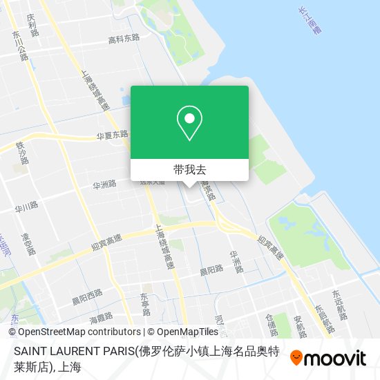 SAINT LAURENT PARIS(佛罗伦萨小镇上海名品奥特莱斯店)地图