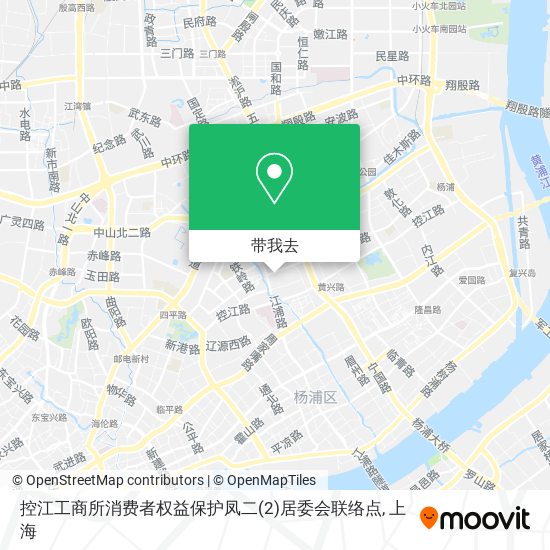 控江工商所消费者权益保护凤二(2)居委会联络点地图