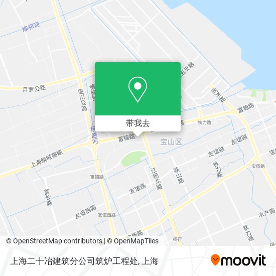 上海二十冶建筑分公司筑炉工程处地图