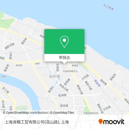 上海涛顺工贸有限公司(花山路)地图