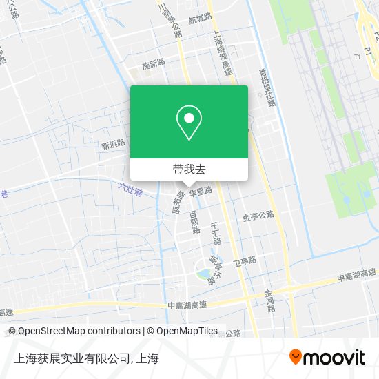 上海获展实业有限公司地图