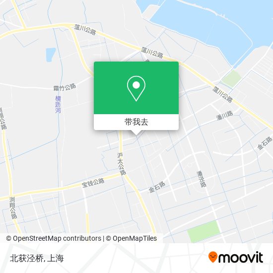 北获泾桥地图