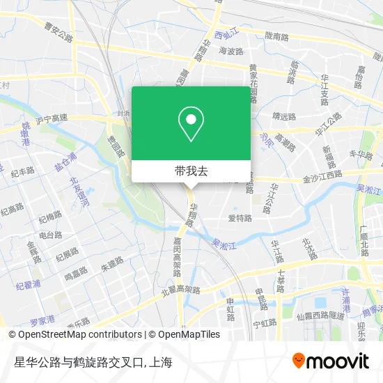 星华公路与鹤旋路交叉口地图