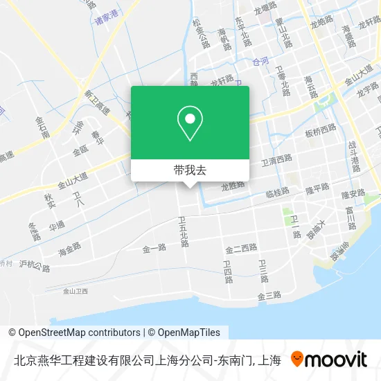 北京燕华工程建设有限公司上海分公司-东南门地图