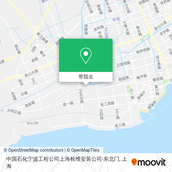 中国石化宁波工程公司上海检维安装公司-东北门地图
