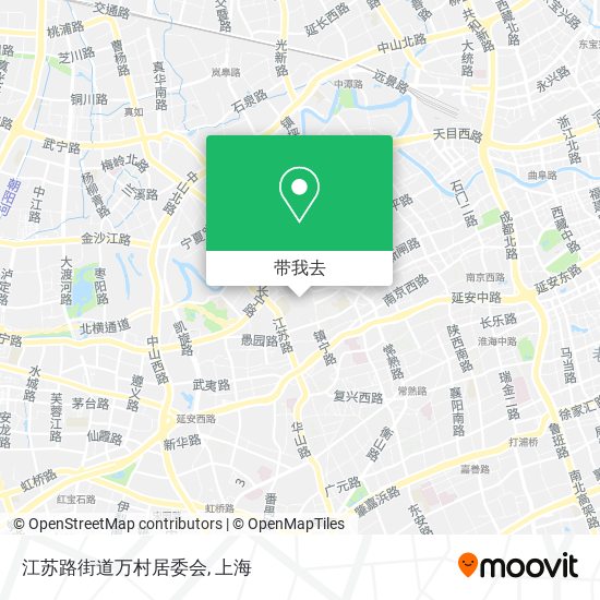 江苏路街道万村居委会地图