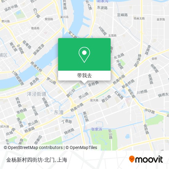 金杨新村四街坊-北门地图