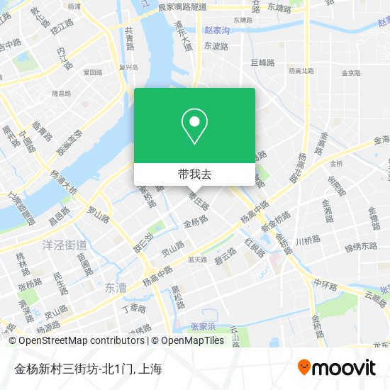 金杨新村三街坊-北1门地图