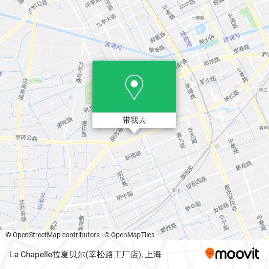 La Chapelle拉夏贝尔(莘松路工厂店)地图