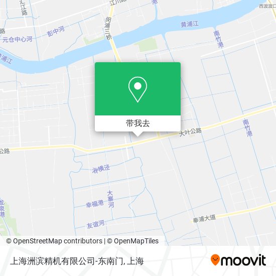 上海洲滨精机有限公司-东南门地图