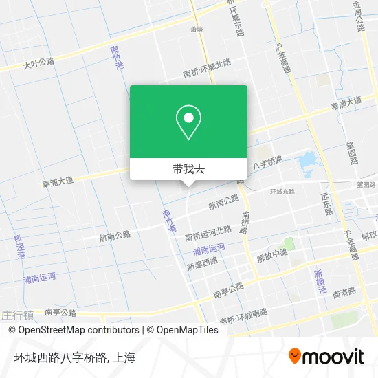 环城西路八字桥路地图
