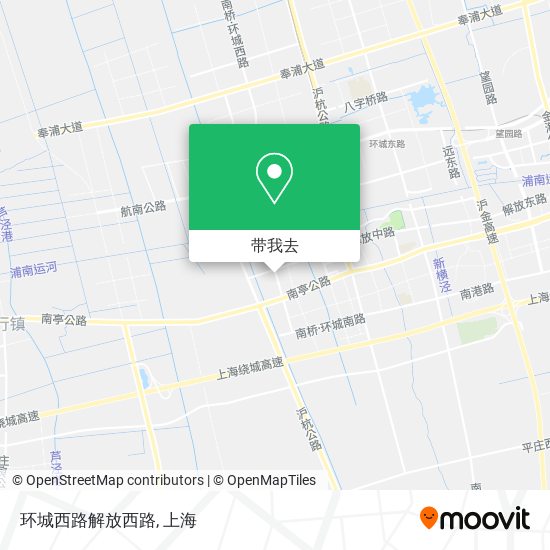 环城西路解放西路地图
