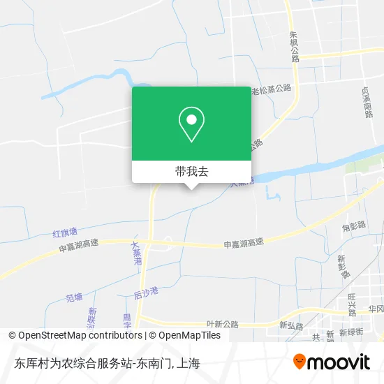 东厍村为农综合服务站-东南门地图