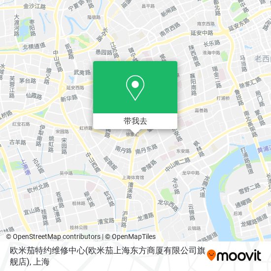 欧米茄特约维修中心(欧米茄上海东方商厦有限公司旗舰店)地图