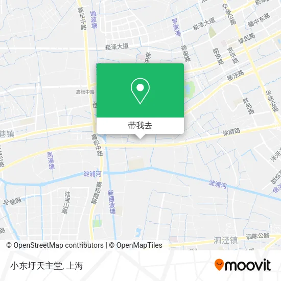 小东圩天主堂地图