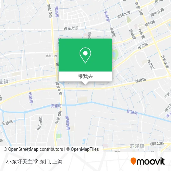 小东圩天主堂-东门地图