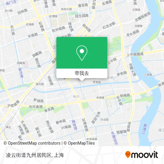 凌云街道九州居民区地图
