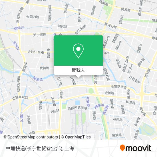 中通快递(长宁世贸营业部)地图