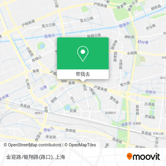 金迎路/银翔路(路口)地图