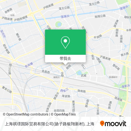 上海祺璟国际贸易有限公司(扬子路银翔新村)地图