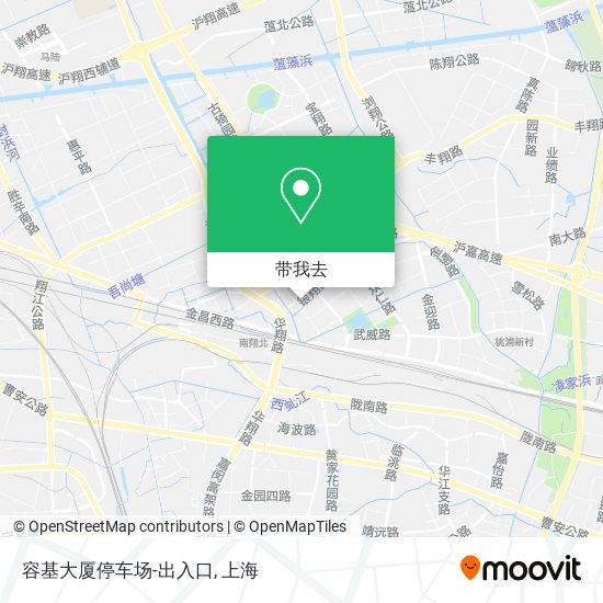 容基大厦停车场-出入口地图