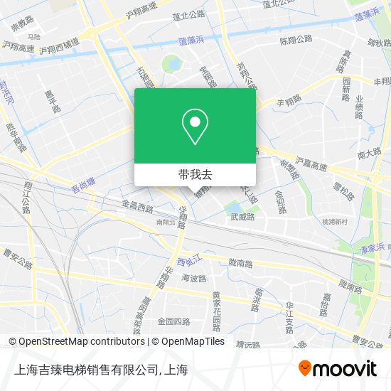 上海吉臻电梯销售有限公司地图