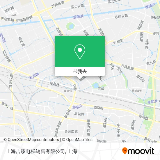 上海吉臻电梯销售有限公司地图