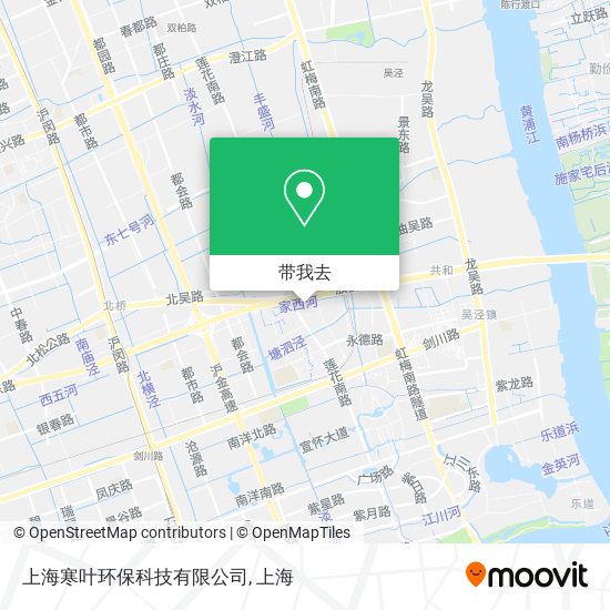上海寒叶环保科技有限公司地图