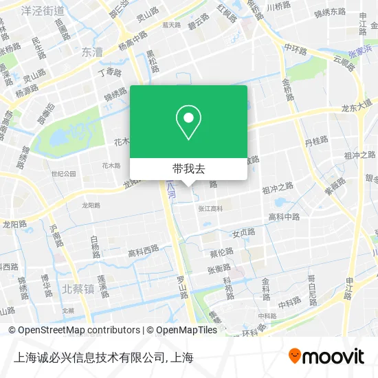 上海诚必兴信息技术有限公司地图