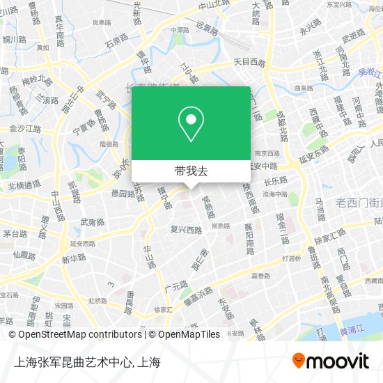 上海张军昆曲艺术中心地图