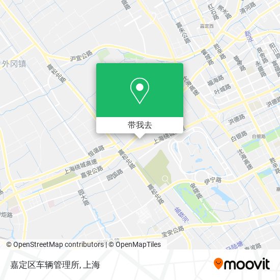 嘉定区车辆管理所地图