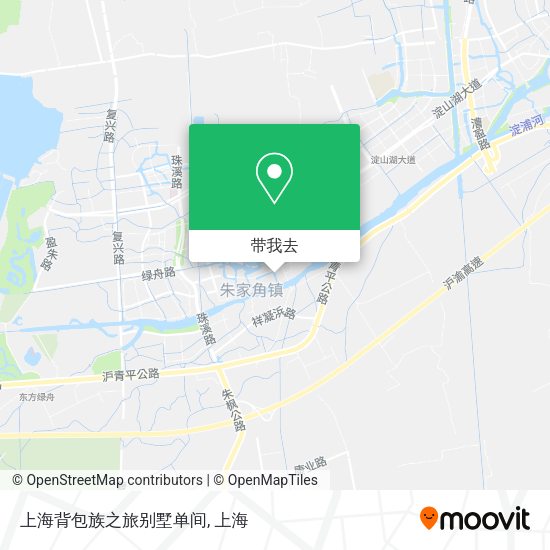 上海背包族之旅别墅单间地图