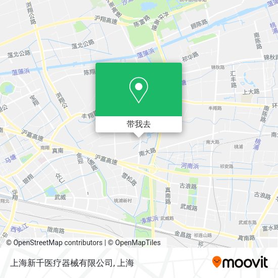 上海新千医疗器械有限公司地图