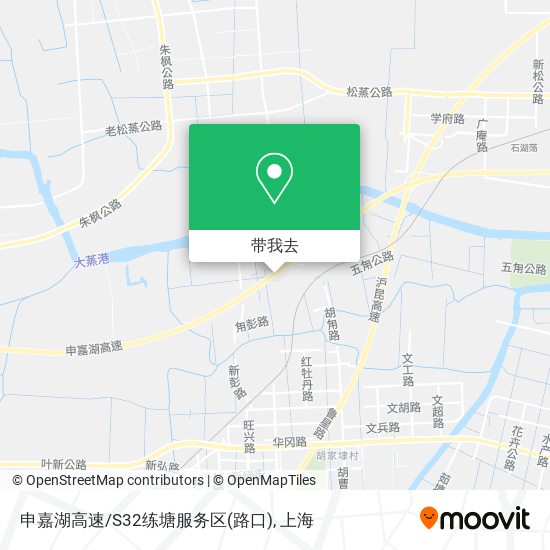 申嘉湖高速/S32练塘服务区(路口)地图