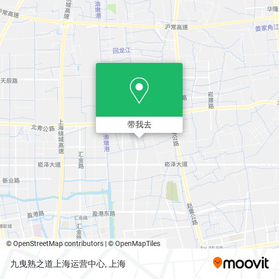 九曳熟之道上海运营中心地图