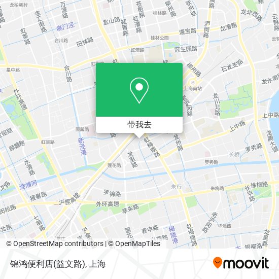 锦鸿便利店(益文路)地图