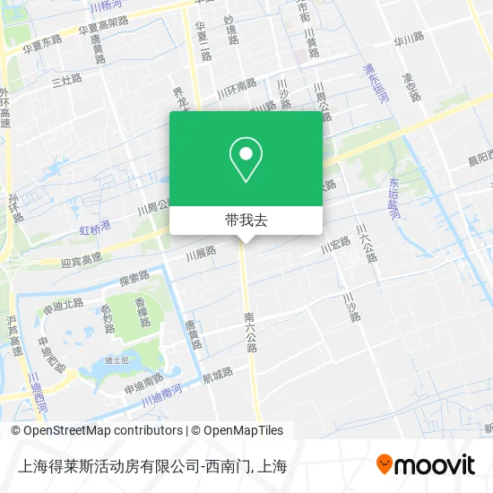 上海得莱斯活动房有限公司-西南门地图