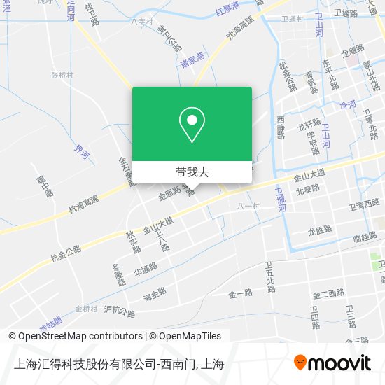 上海汇得科技股份有限公司-西南门地图