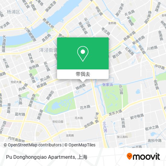 Pu Donghongqiao Apartments地图