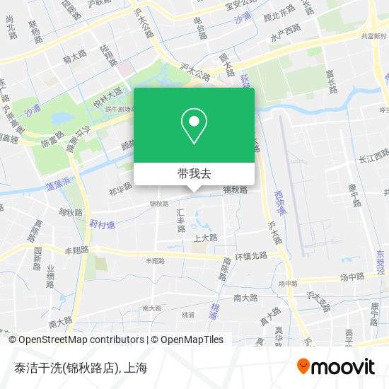 泰洁干洗(锦秋路店)地图