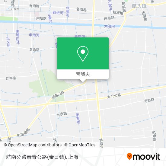 航南公路泰青公路(泰日镇)地图