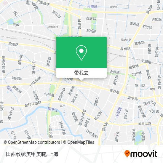 田甜纹绣美甲美睫地图