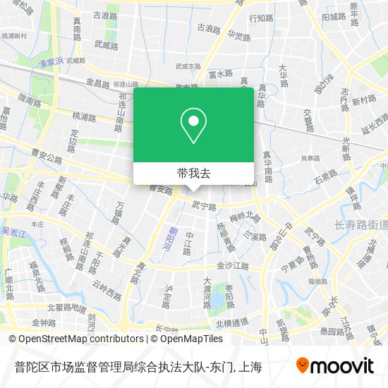 普陀区市场监督管理局综合执法大队-东门地图