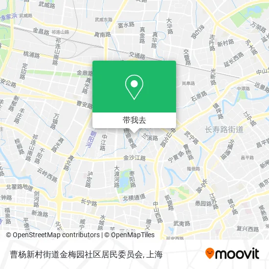 曹杨新村街道金梅园社区居民委员会地图