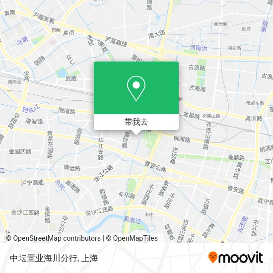 中坛置业海川分行地图