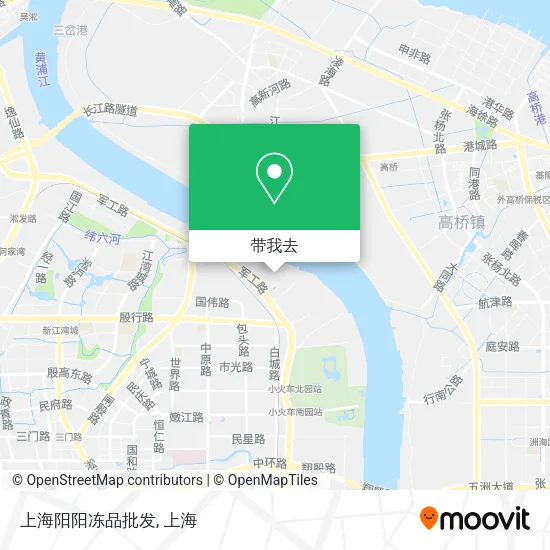 上海阳阳冻品批发地图