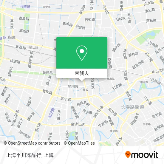 上海平川冻品行地图