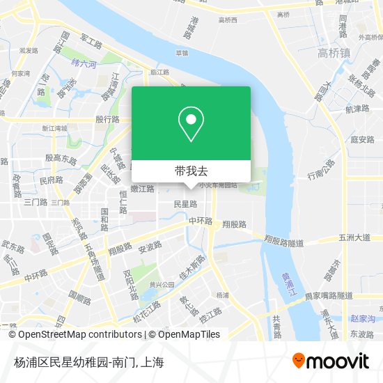 杨浦区民星幼稚园-南门地图