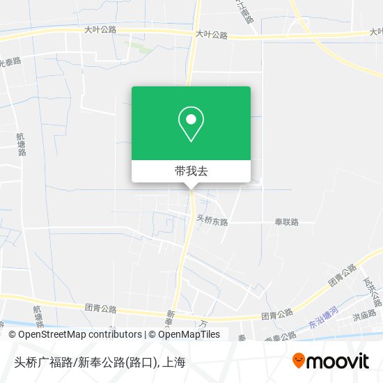 头桥广福路/新奉公路(路口)地图