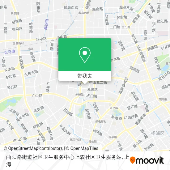 曲阳路街道社区卫生服务中心上农社区卫生服务站地图